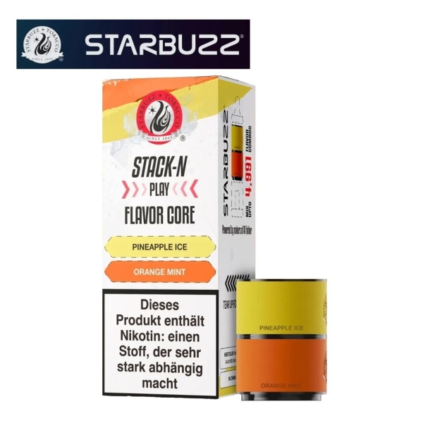 StarBuzz Stack-N Play - Pineapple Ice + Orange Mint - Pods 20mg